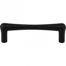 Top Knobs TK763BLK - Brookline Pull 3 3/4 Inch (c-c) Flat Black