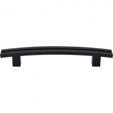 Top Knobs TK81BLK - Inset Rail Pull 5 Inch (c-c) Flat Black