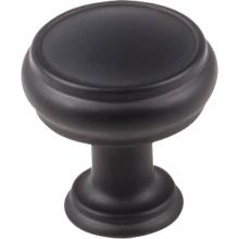 Top Knobs TK831BLK - Eden Knob 1 3/16 Inch Flat Black