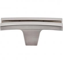 Top Knobs TK87BSN - Flared Knob 2 5/8 Inch Brushed Satin Nickel