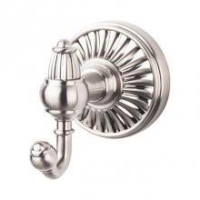 Top Knobs TUSC2BSN - Tuscany Bath Double Hook  Brushed Satin Nickel