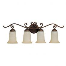 Capital 1484BB-251 - Four Light Burnished Bronze Wall Light