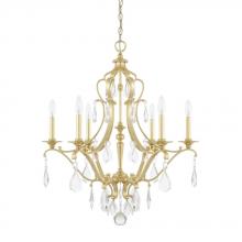 Capital 4186CG-CR - 6 Light Chandelier