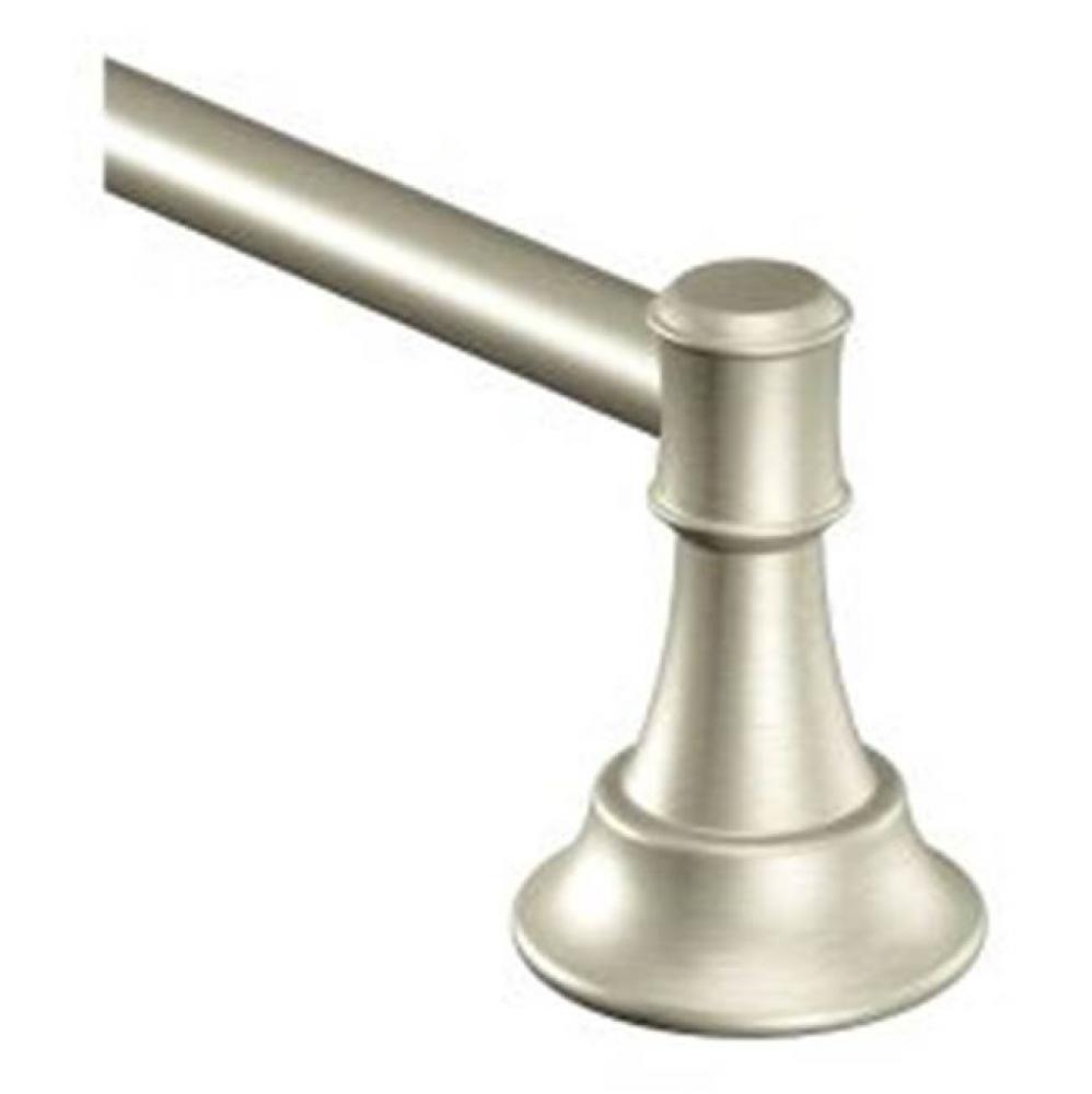 Brushed nickel 24&apos;&apos; towel bar