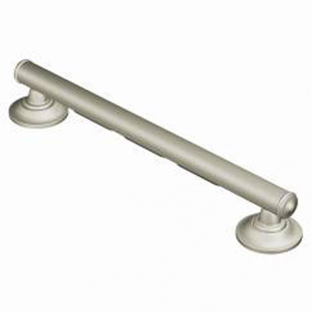 Brushed Nickel 24&apos;&apos; Designer Grab Bar