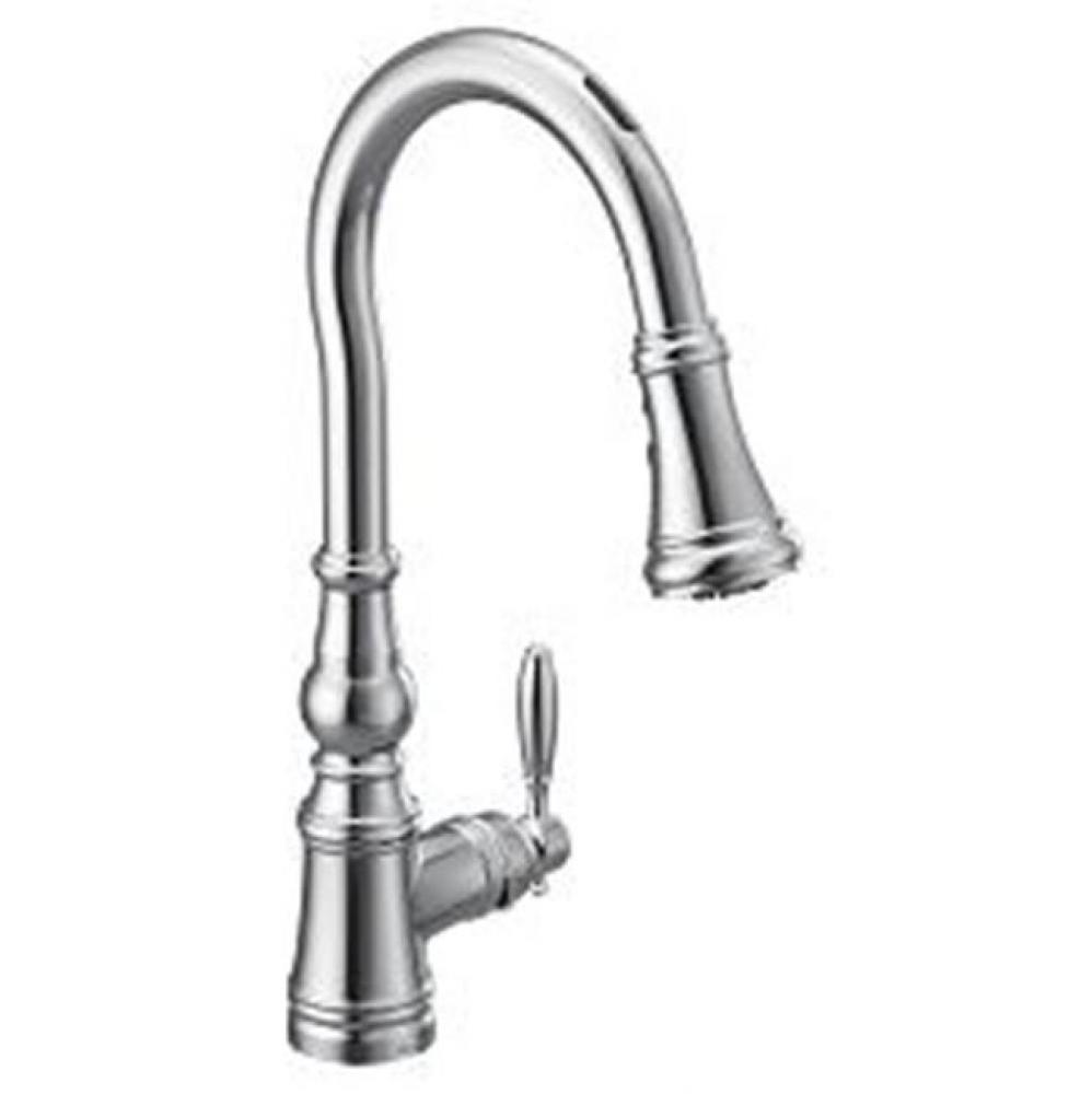 Chrome One-Handle Pulldown Kitchen Faucet