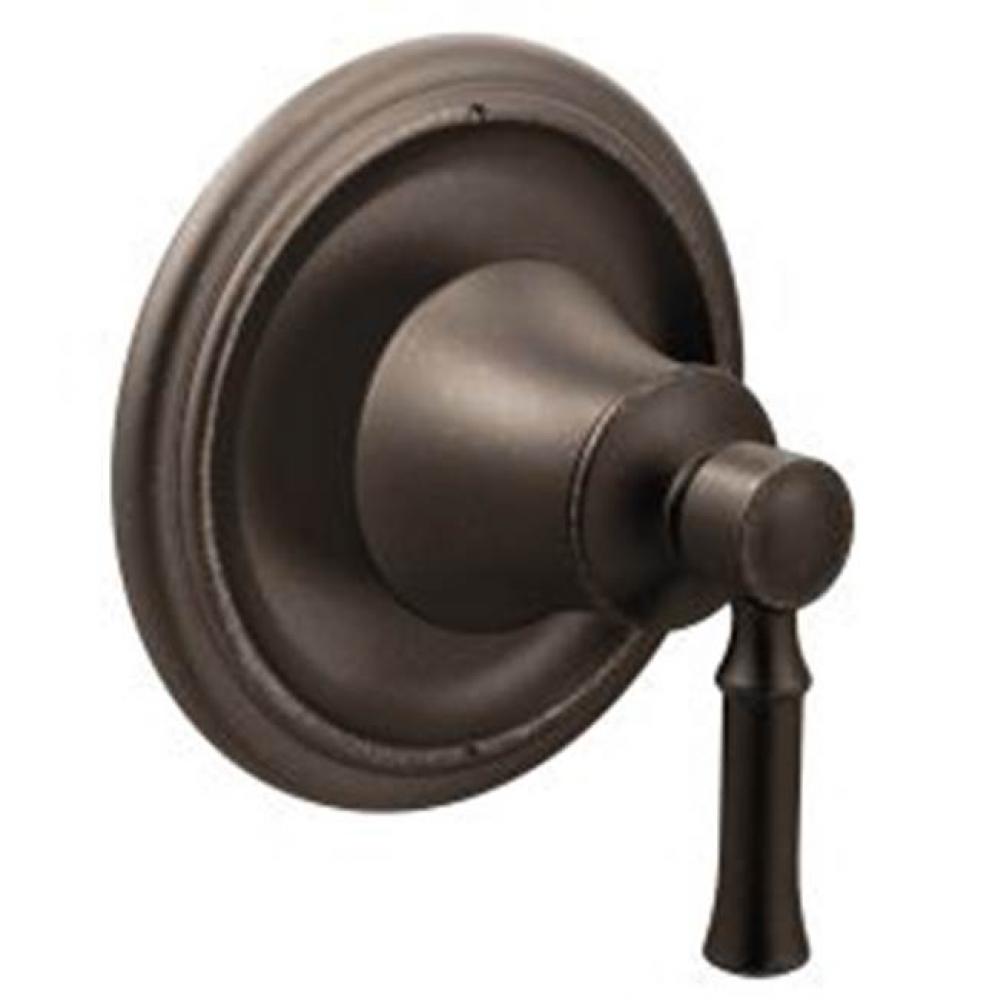 Oil rubbed bronze transfer valve trim