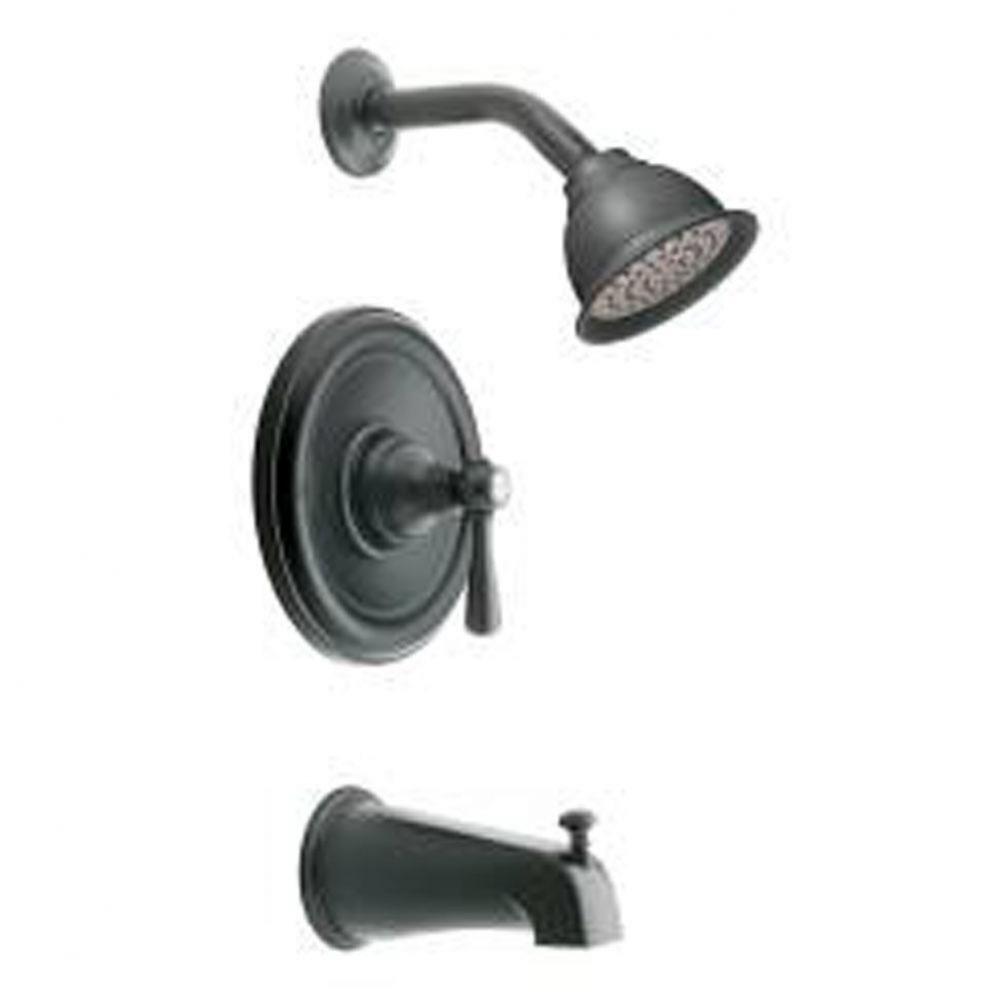 Wrought iron Posi-Temp(R) tub/shower