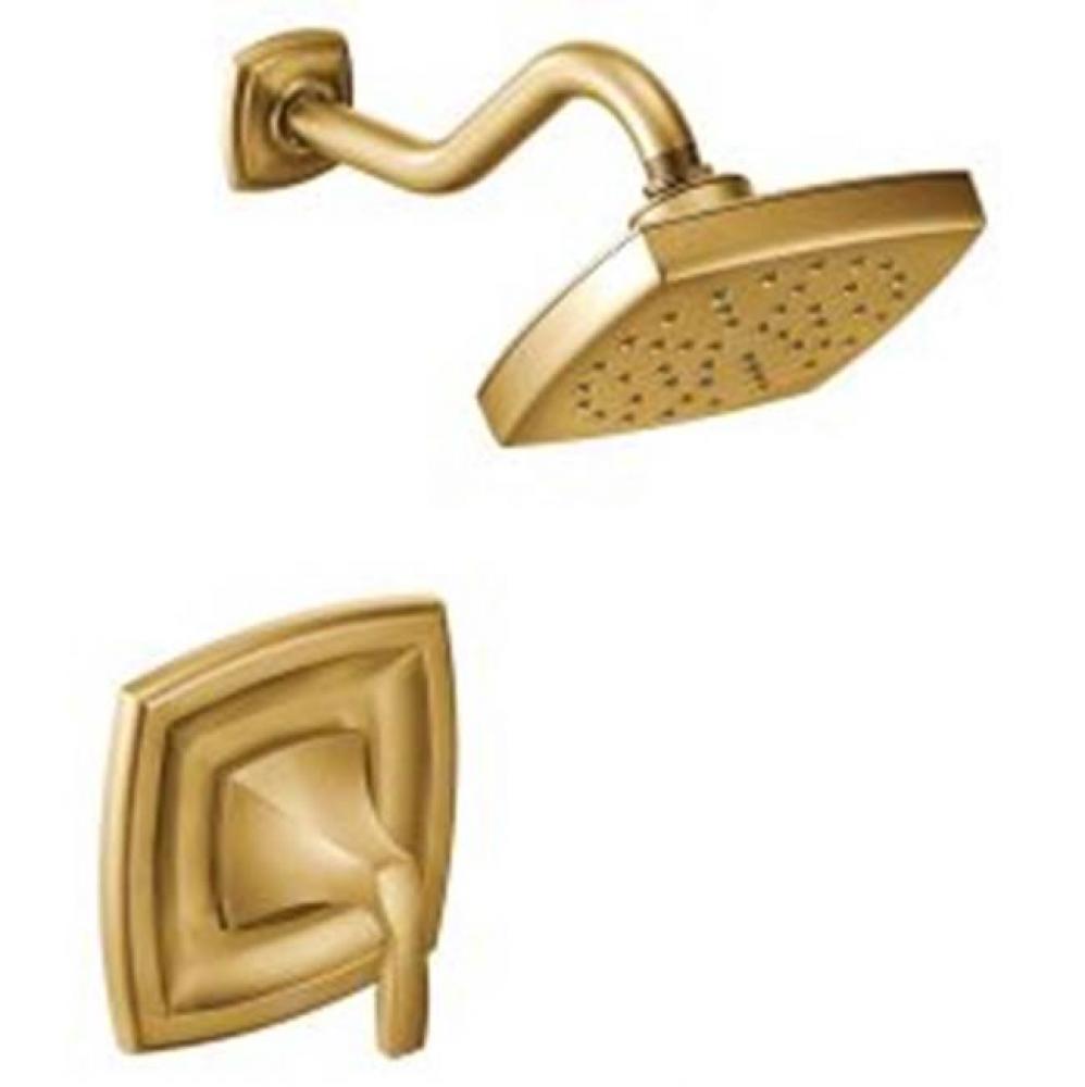 Brushed gold Moentrol shower only