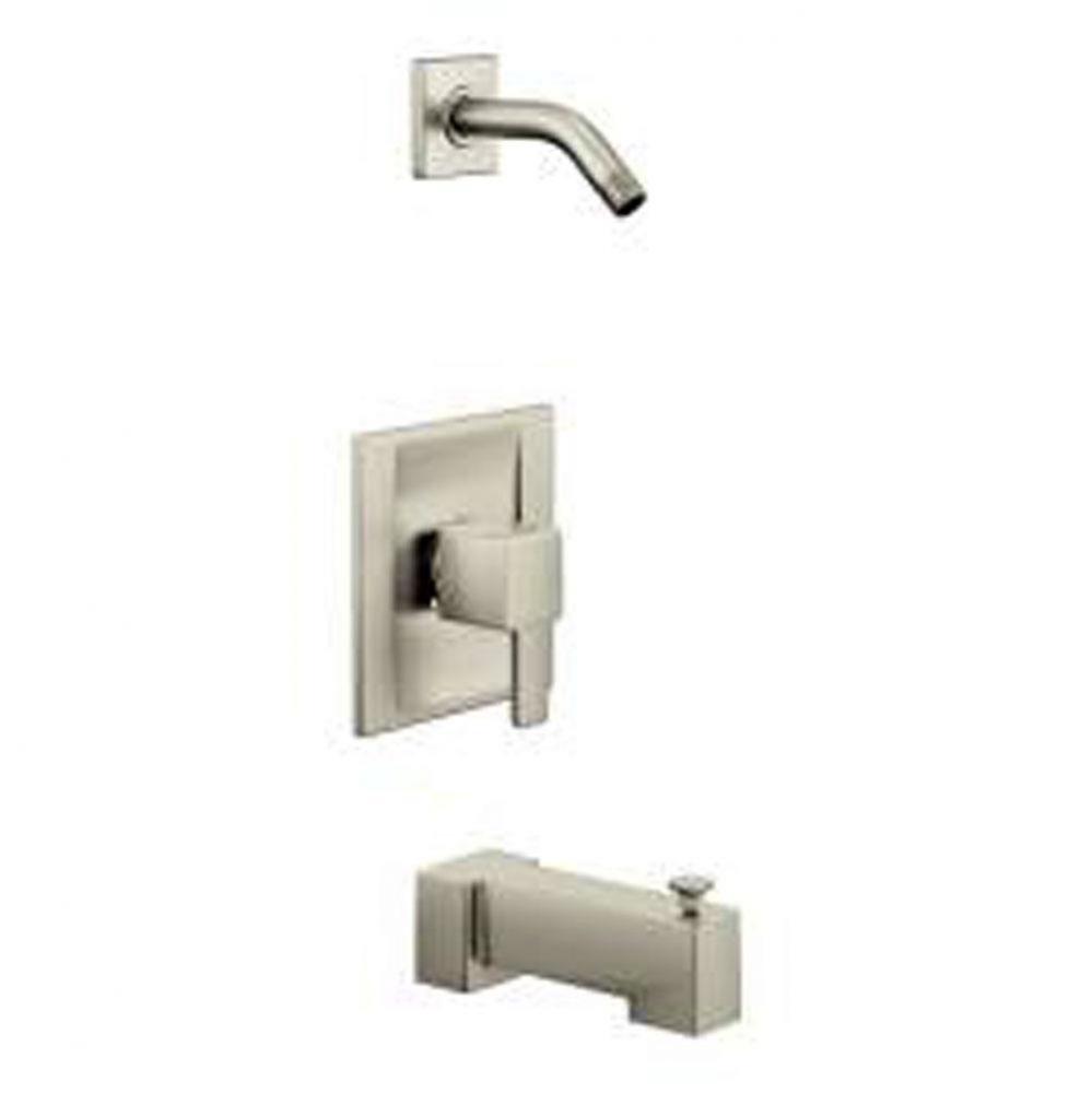 Brushed nickel Posi-Temp(R) tub/shower