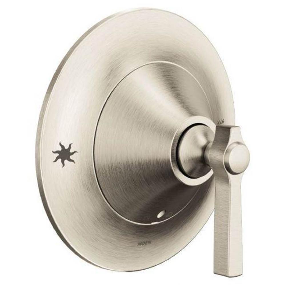 Brushed nickel Moentrol valve trim