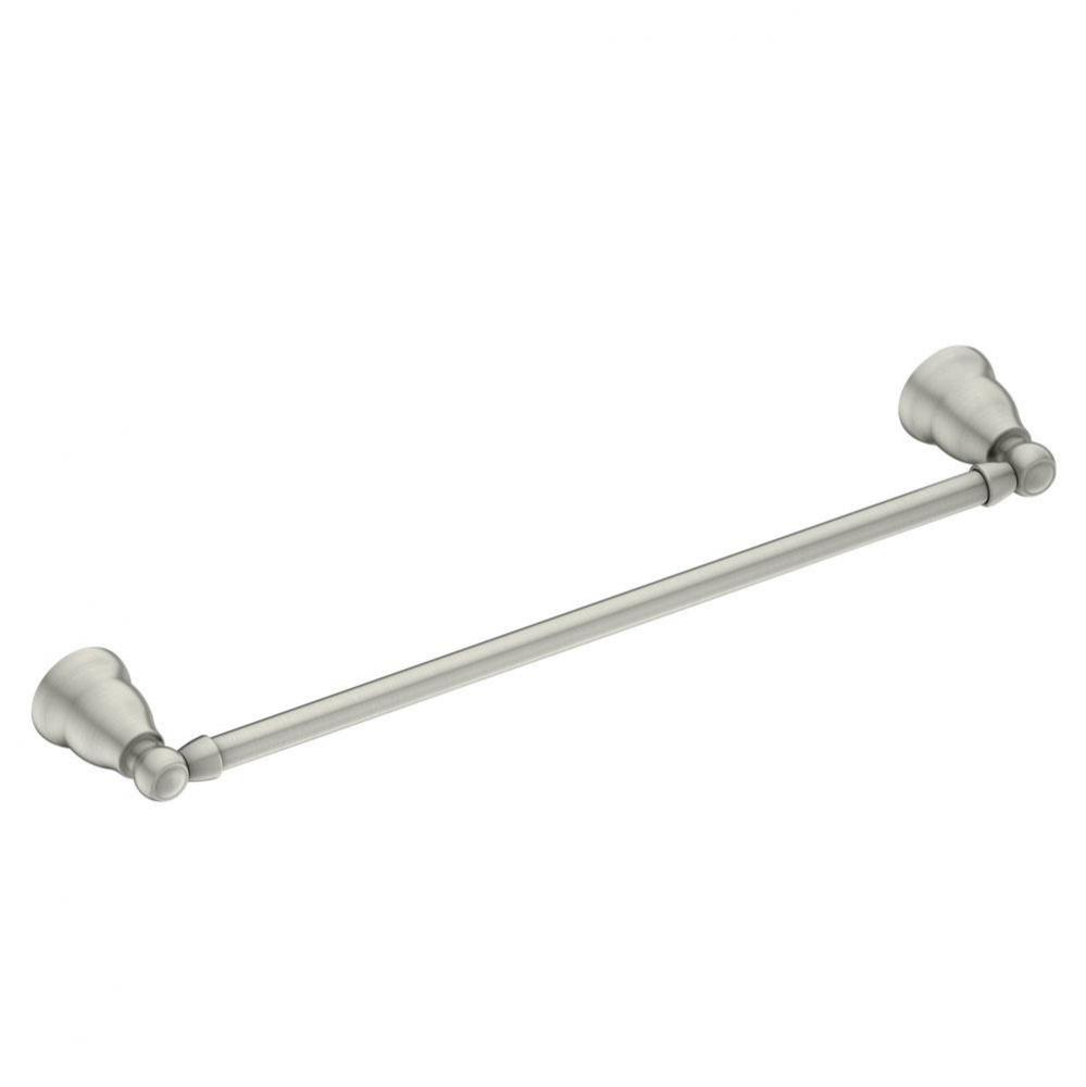 Brushed nickel 18&apos;&apos; towel bar