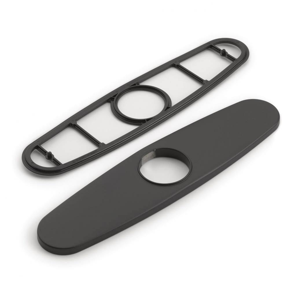 Escutcheon Plate, Matte Black