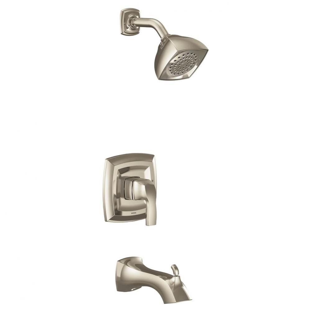 Voss M-CORE 2-Series Eco Performance 1-Handle Tub and Shower Trim Kit in Polished Nickel (Valve So