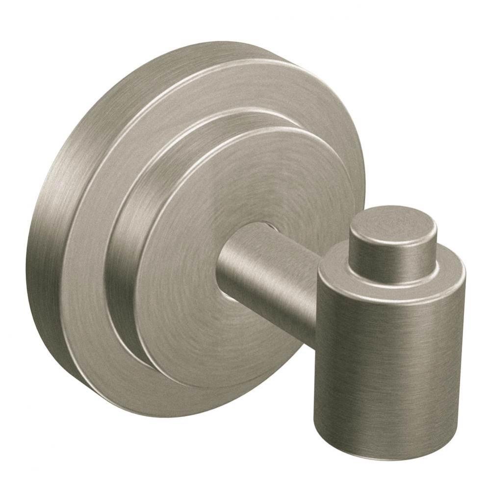 Brushed Nickel Single Robe Hook