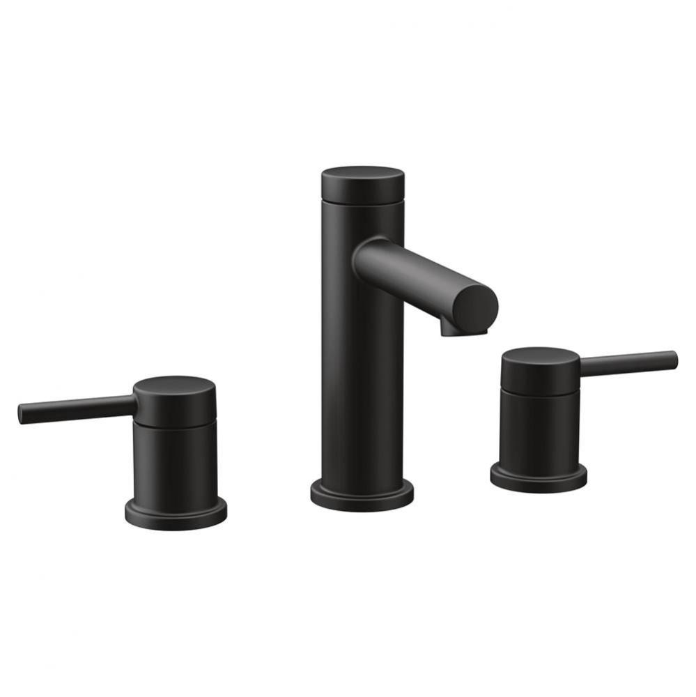 Align 8 in. Widespread 2-Handle Bathroom Faucet Trim Kit in Matte Black (Valve Sold Separately)