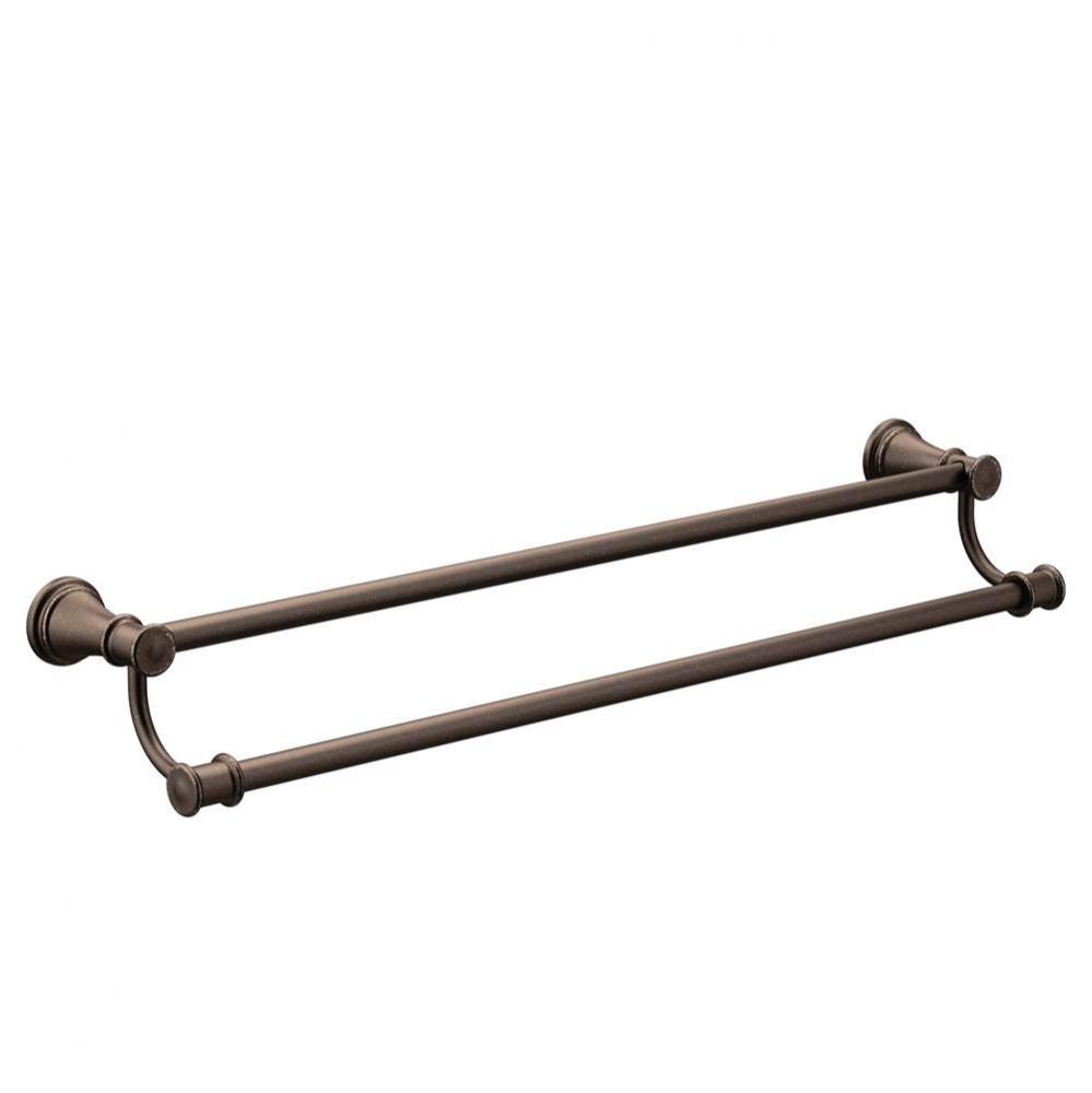 Oil Rubbed Bronze 24&apos;&apos; Double Towel Bar