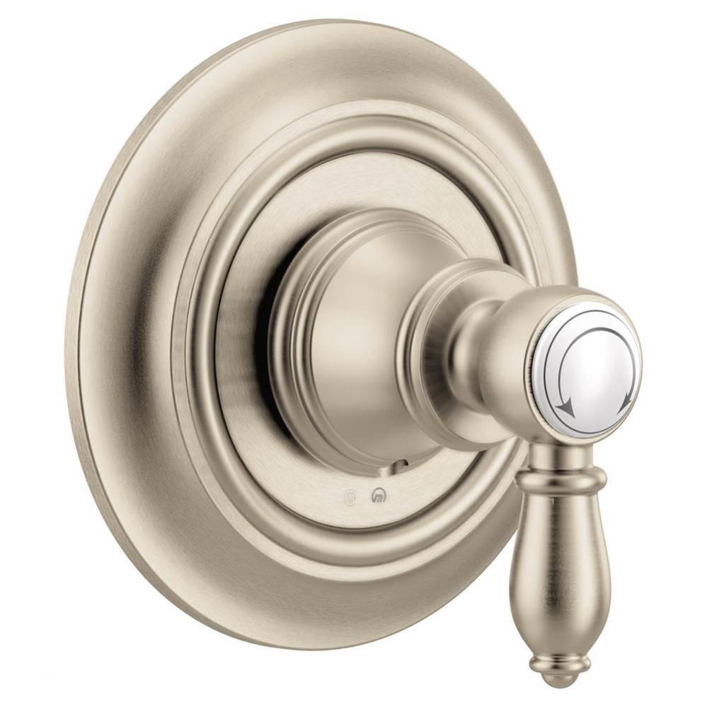 Weymouth 1-Handle M-CORE Transfer Valve Trim Kit in Brushed Nickel (Valve Sold Separately)