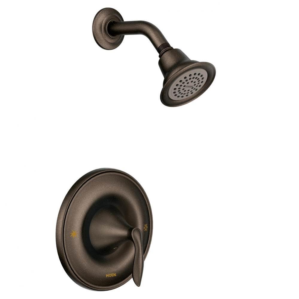 Eva Single-Handle Posi-Temp Trim Kit with Eco-Performance Showerhead in Oil Rubbed Bronze (Valve S