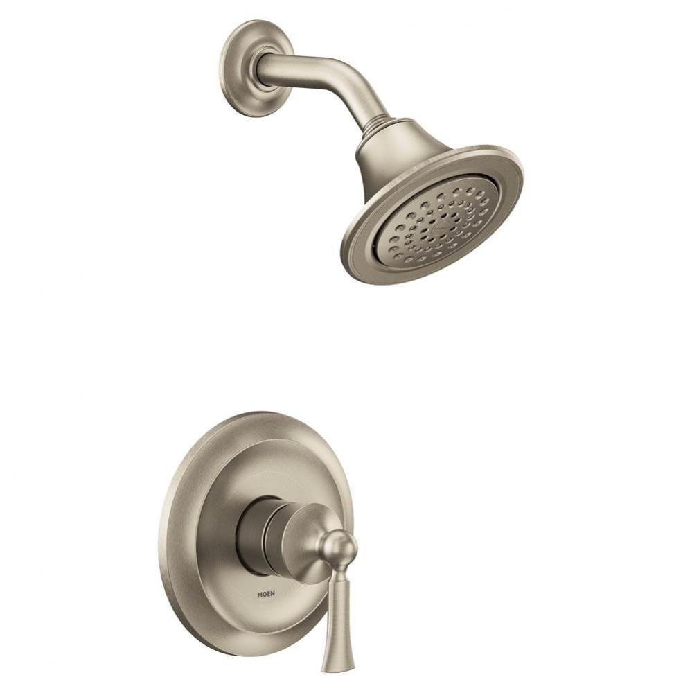 Wynford M-CORE 2-Series Eco Performance 1-Handle Shower Trim Kit in Brushed Nickel (Valve Sold Sep