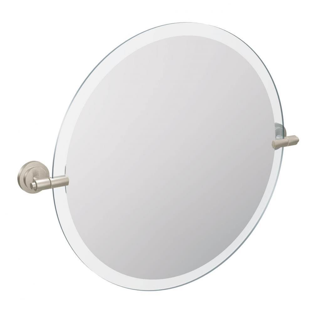 Brushed Nickel Mirror