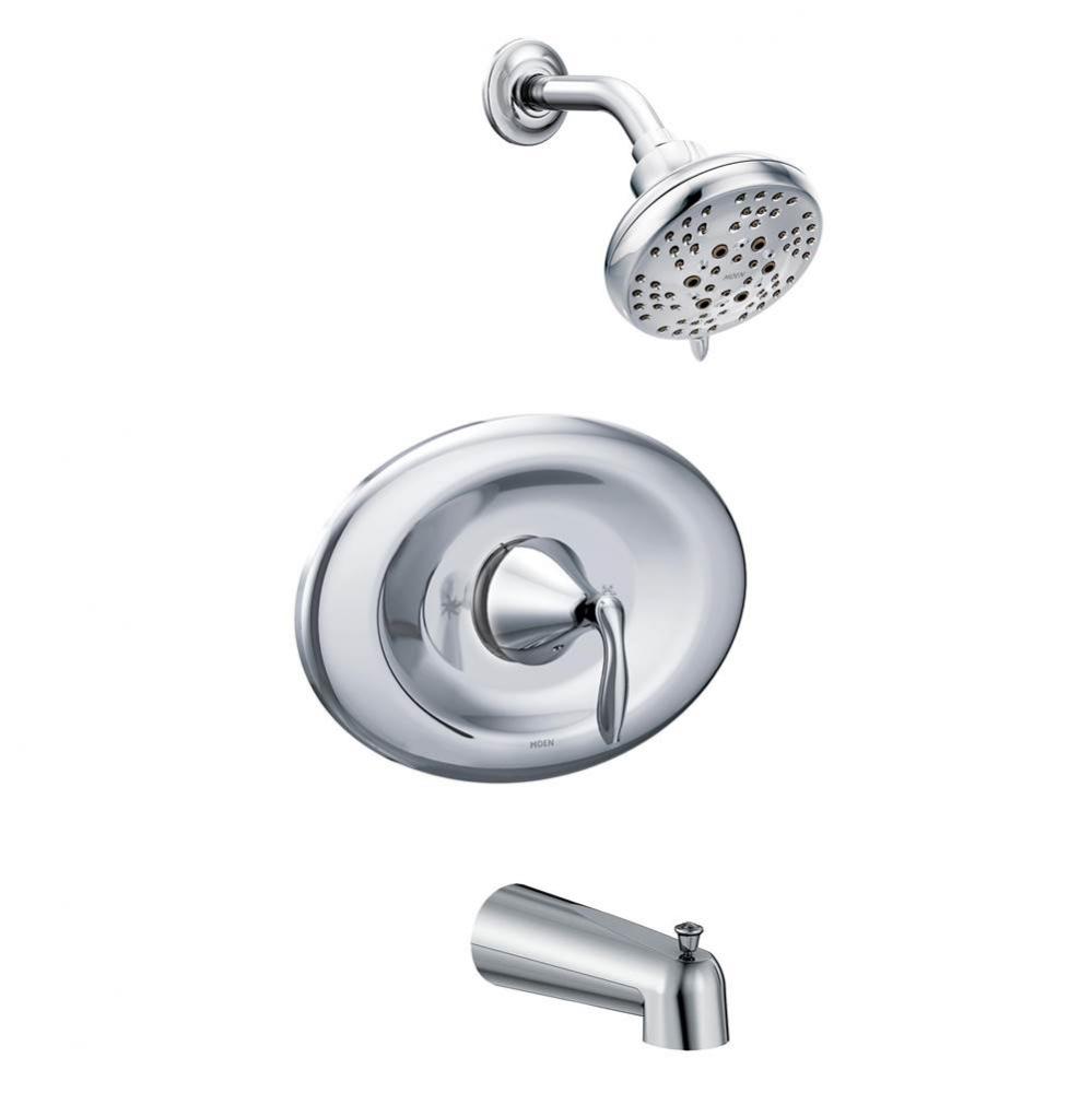 Eva Posi-Temp Eco-Performance Tub and Shower Trim Kit, Valve Required, Chrome