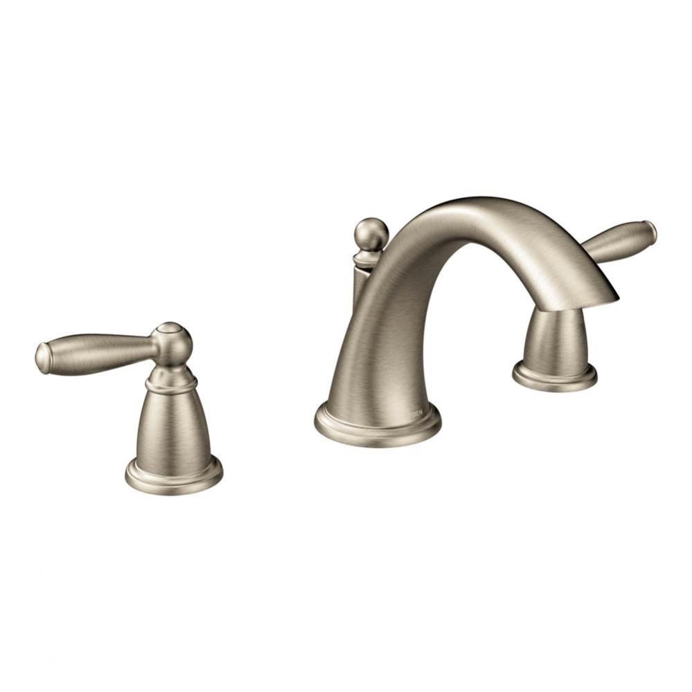 Brantford 2-Handle Deck-Mount Roman Tub Faucet Trim Kit in Brushed Nickel (Valve Sold Separately)