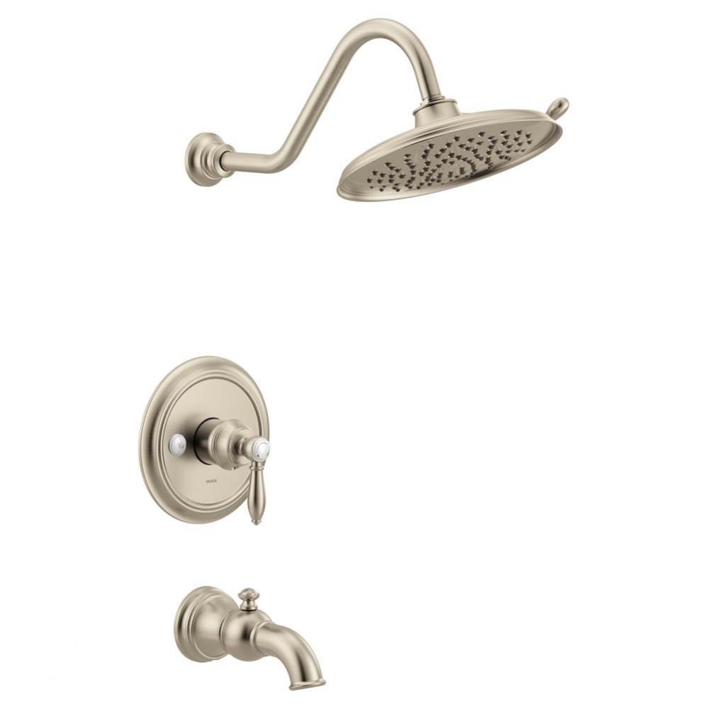 Weymouth M-CORE 3-Series 1-Handle Tub and Shower Trim Kit in Brushed Nickel (Valve Sold Separately