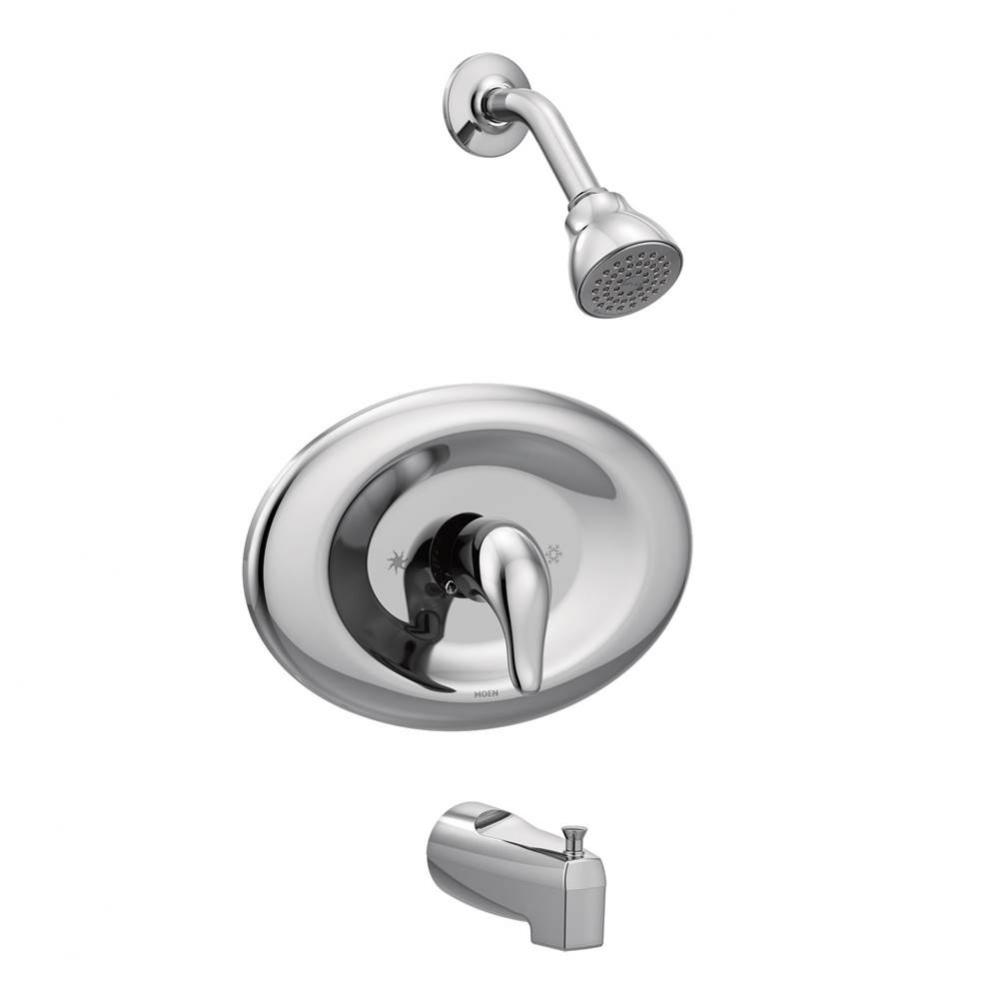 Chateau Single Handle Posi-Temp Eco-Performance Shower Faucet, Valve Included, Chrome