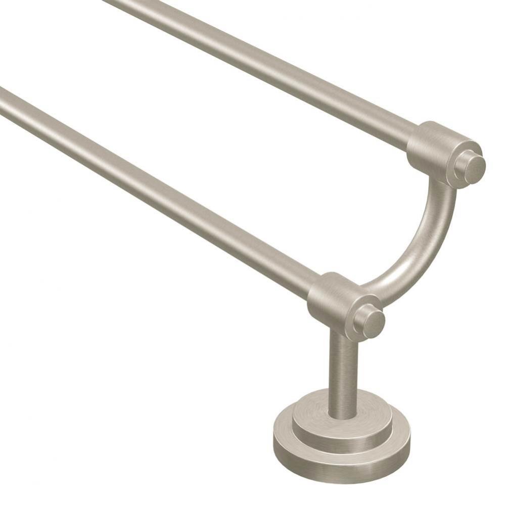 Brushed Nickel 24&apos;&apos; Double Towel Bar