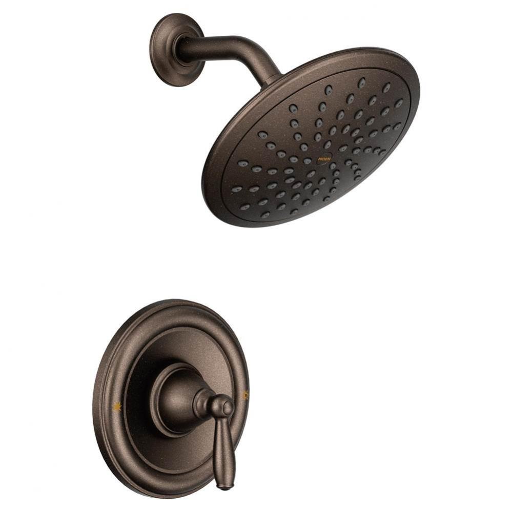 Brantford Posi-Temp Rain Shower Single-Handle Shower Only Faucet Trim Kit in Oil Rubbed Bronze (Va