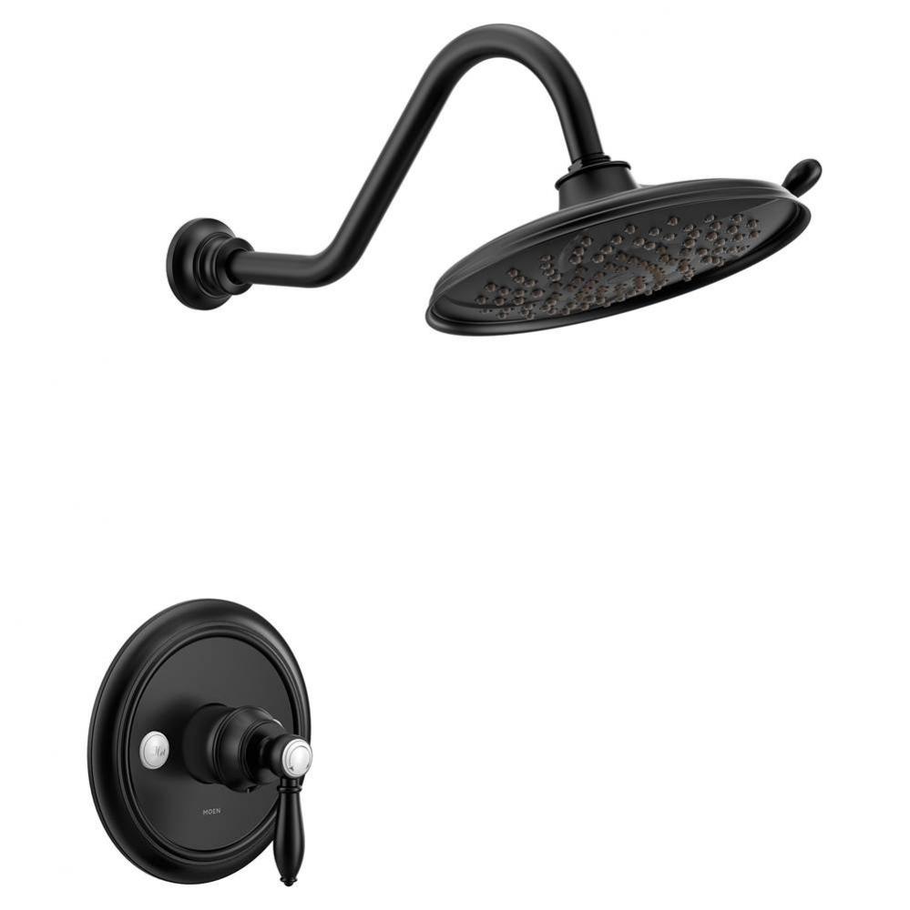 Weymouth M-CORE 3-Series 1-Handle Eco-Performance Shower Trim Kit in Matte Black (Valve Sold Separ