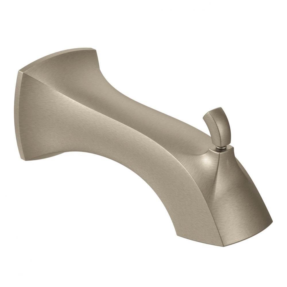 Voss 1/2-Inch Slip Fit Connection Diverter Tub Spout, Brushed Nickel