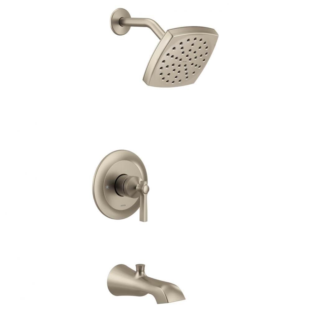 Flara M-CORE 3-Series 1-Handle Tub and Shower Trim Kit in Brushed Nickel (Valve Sold Separately)