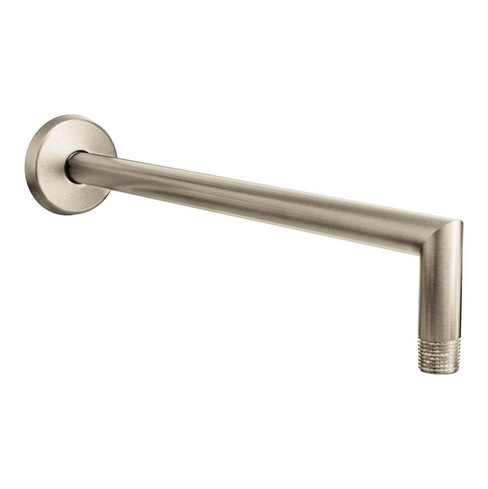 Arris 14-Inch Rainshower Straight Shower Arm and Flange, Brushed Nickel