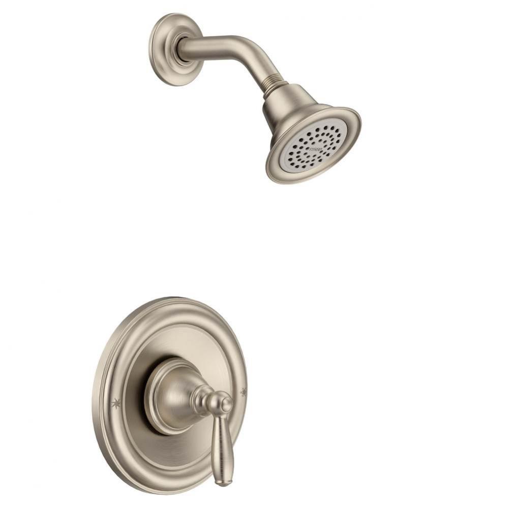 Brantford Single-Handle Posi-Temp Shower Only Trim Kit in Brushed Nickel (Valve Sold Separately)