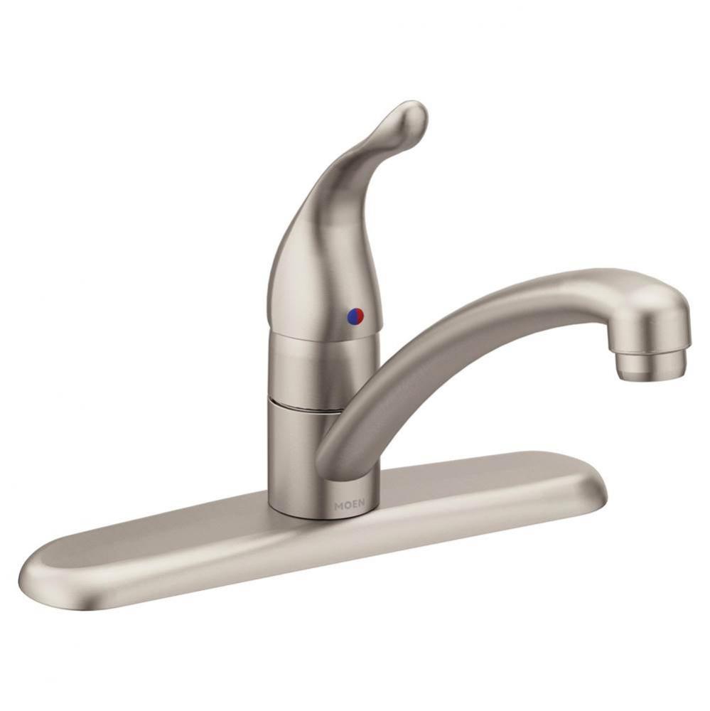 Chateau One-Handle Low Arc Kitchen Faucet, Spot Resist Stainless