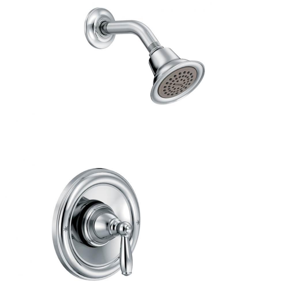 Brantford Posi-Temp Single-Handle 1-Spray Shower Faucet Trim Kit in Chrome (Valve Sold Separately)