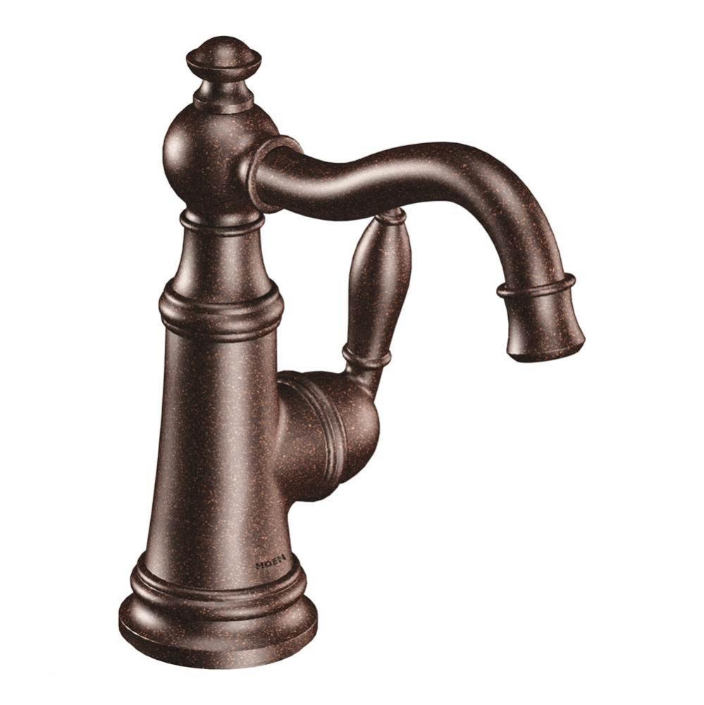 Weymouth One-Handle Single Hole Traditional Bathroom Sink Faucet with Drain Assembly, Oil Rubbed B