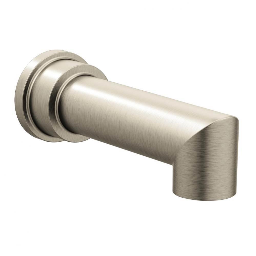 Arris 1/2-Inch Slip Fit Connection Non-Diverting Tub Spout, Brushed Nickel