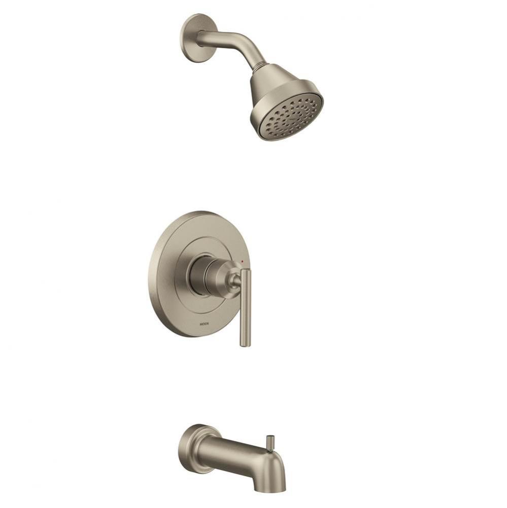 Gibson M-CORE 2-Series Eco Performance 1-Handle Tub and Shower Trim Kit in Brushed Nickel (Valve S