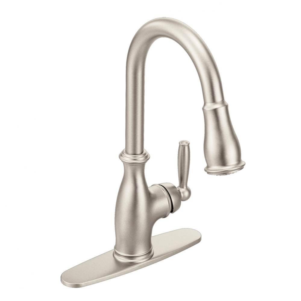 Brantford One-Handle Pulldown Kitchen Faucet Featuring Power Boost and Reflex, Spot Resist Stainle