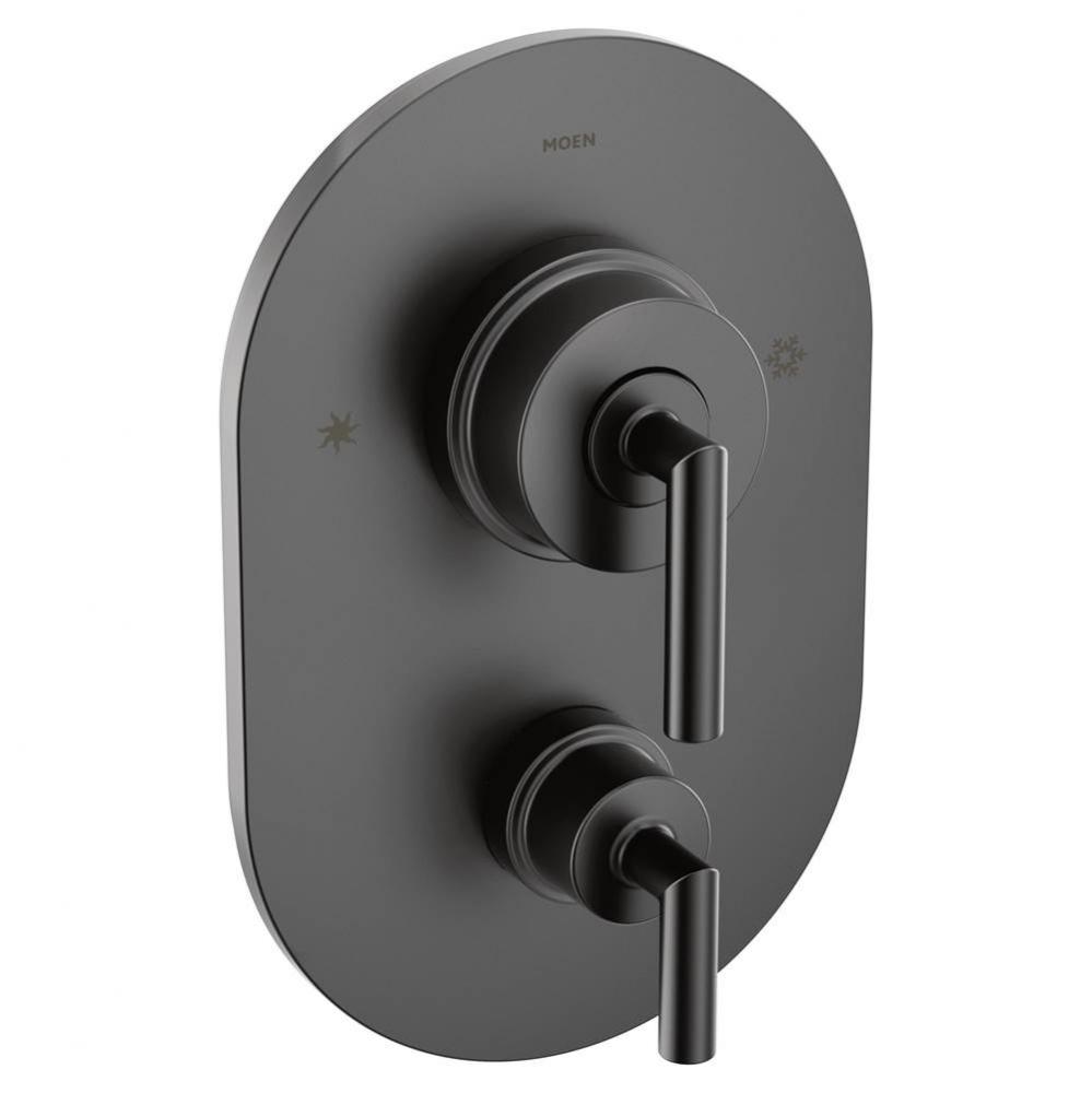 Arris Posi-Temp with Built-in 3-Function Transfer Valve Trim Kit, Valve Required, Matte Black