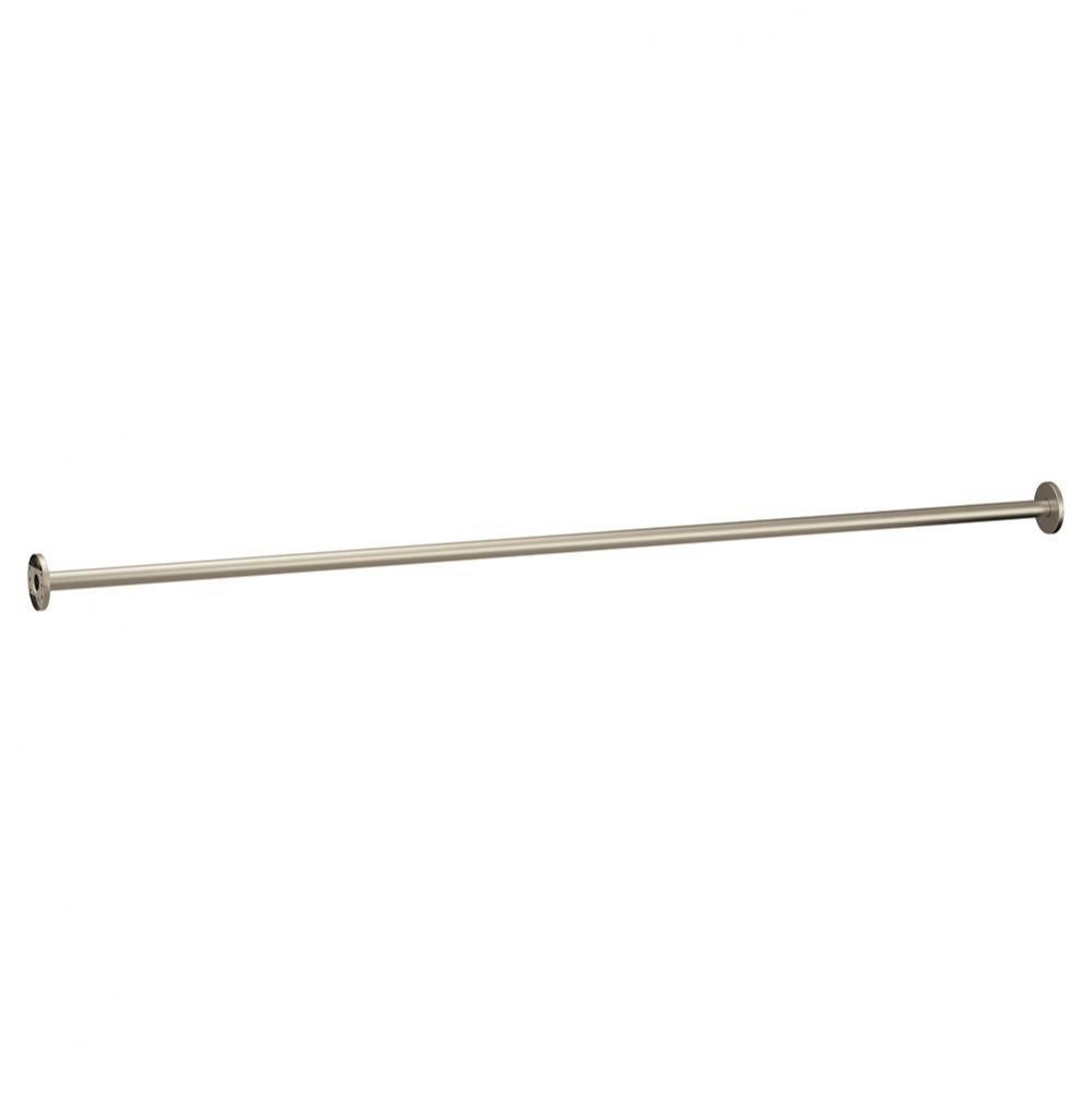 Brushed Nickel Shower Rod