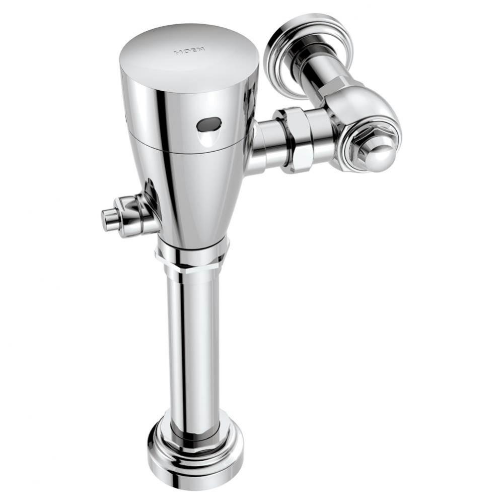 Chrome electronic flush valve 1 1/2&apos;&apos; water closet