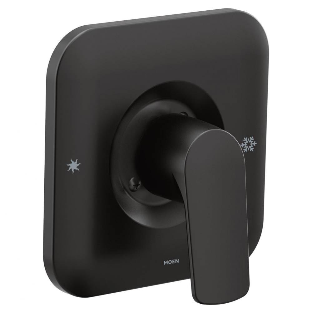 Rizon 1-Handle Posi-Temp Valve Trim Kit in Matte Black (Valve Sold Separately)