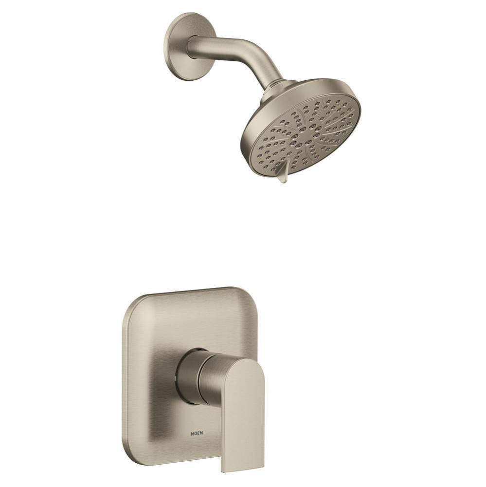 Genta M-CORE 2-Series Eco Performance 1-Handle Shower Trim Kit in Brushed Nickel (Valve Sold Separ