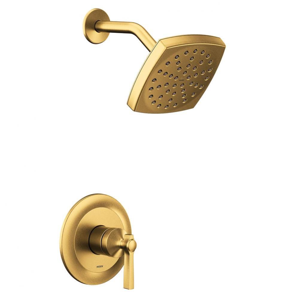 Flara M-CORE 2-Series Eco Performance 1-Handle Shower Trim Kit in Brushed Gold (Valve Sold Separat