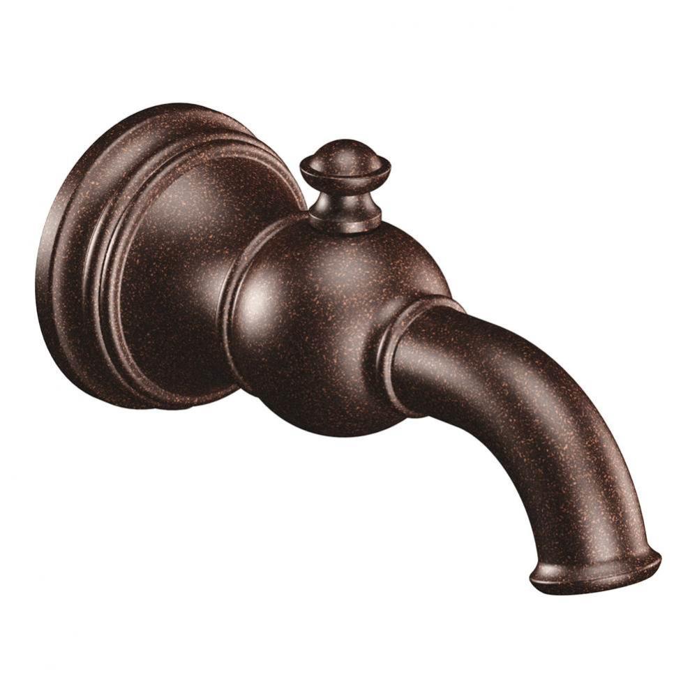 Weymouth Tub Spout with Diverter 1/2-Inch Slip-Fit CC Connection, Oil Rubbed Bronze