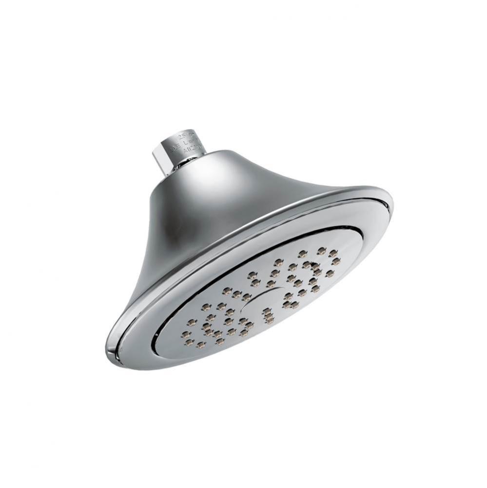 Rothbury One-Function 6-1/2 inch Diameter Spray Head Standard Showerhead, Chrome,